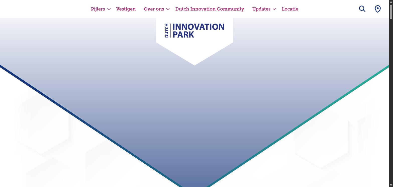 Dutch Innovation Park website